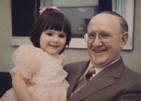 Poppa No, as I called him, and myself.